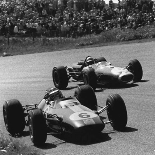 Coude à coude avec Jack Brabham à Zandwoort