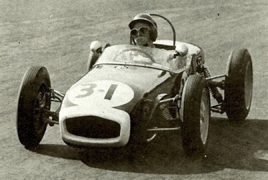 Jim sur la Lotus18 FJ à Oulton Park