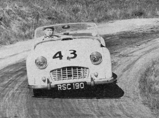 Jim Clark et Triumph TR3 