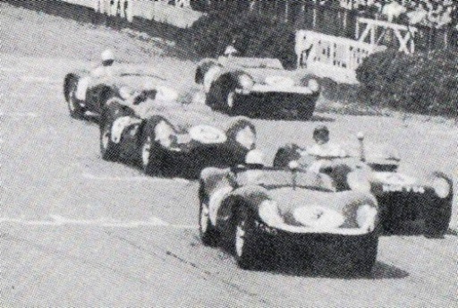 Jim sur la Lister Jaguar N°4